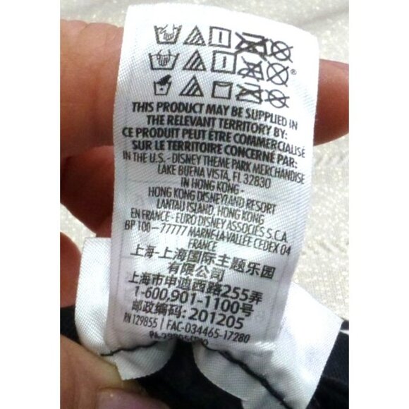 Disney Parks Minnie Mouse Black Hat With Polka Dot Ears & Red Bow - Adult Size 5 - Picture 8 of 8